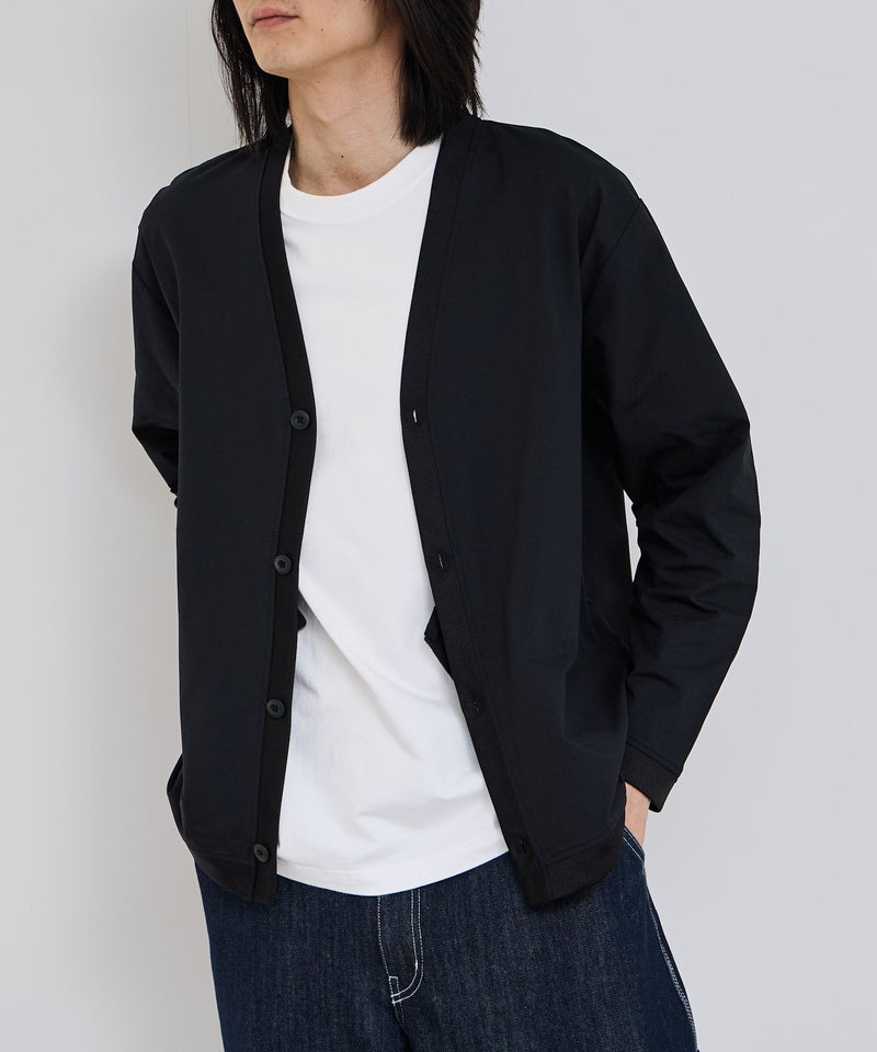 NAVY  SARARI テックジョーゼットカーディガン メンズ商品画像-3