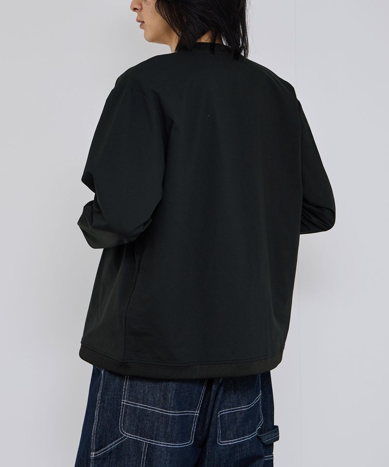 NAVY  SARARI テックジョーゼットカーディガン メンズ商品画像-4