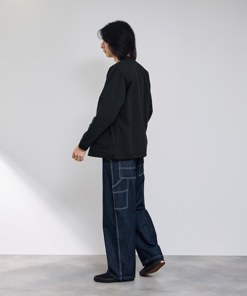 NAVY  SARARI テックジョーゼットカーディガン メンズ商品画像-6