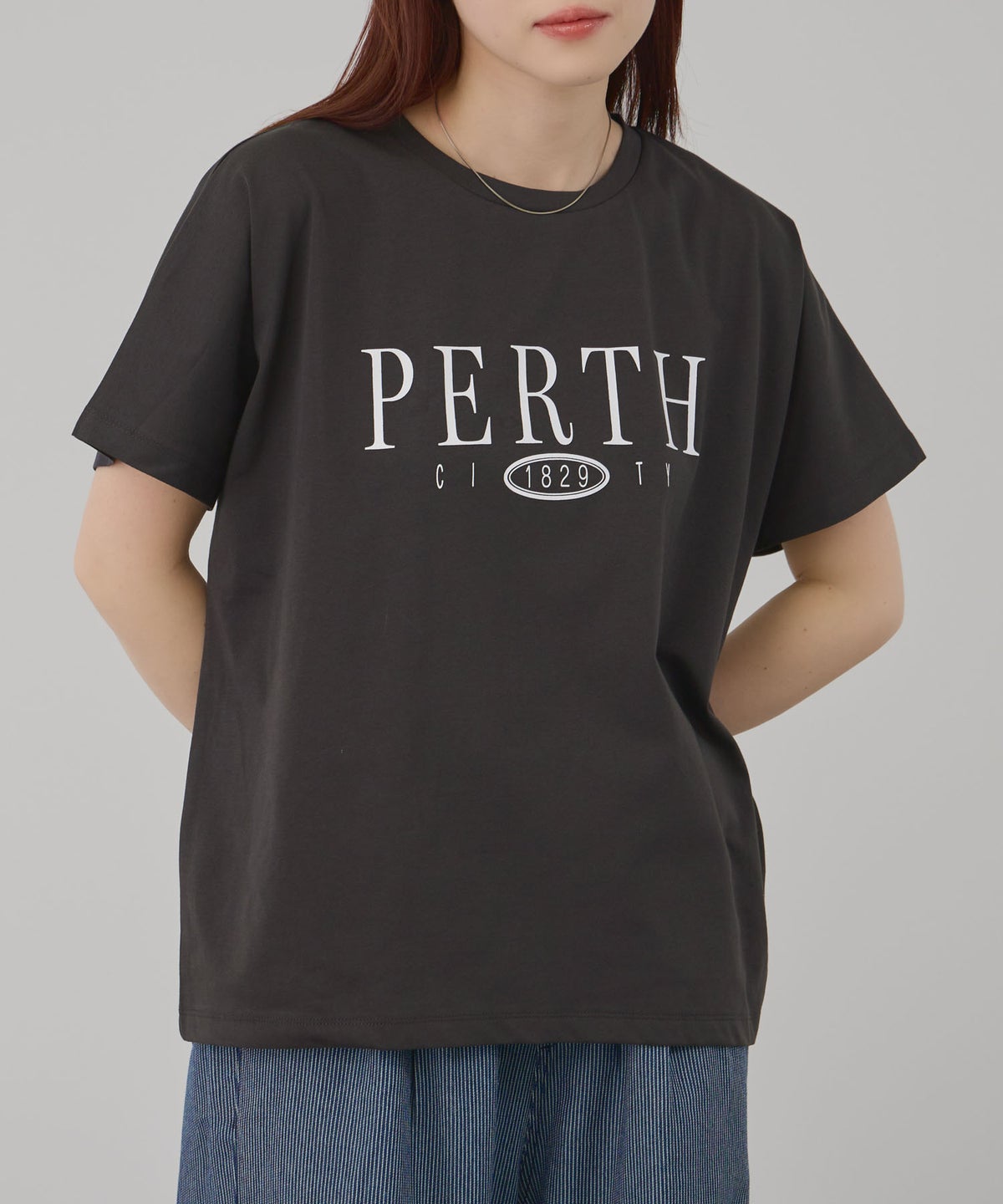 Free Nature ロゴプリントクルーネックTシャツ レディース メール便 対応商品