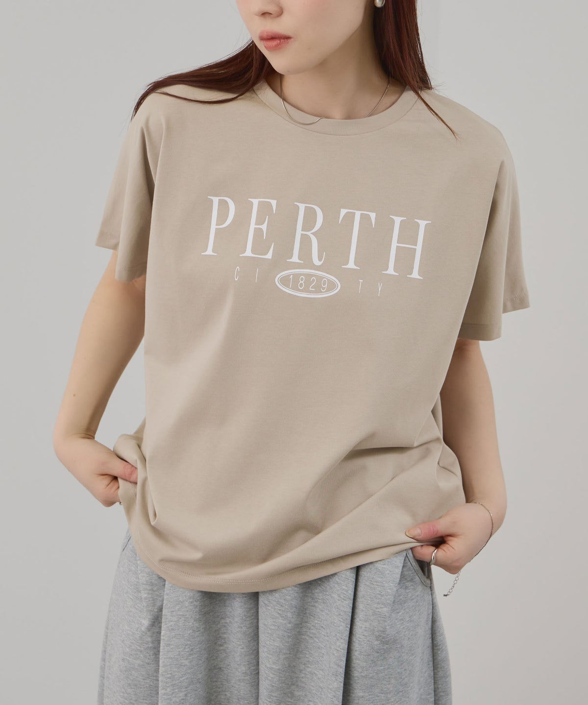 Free Nature ロゴプリントクルーネックTシャツ レディース メール便 対応商品