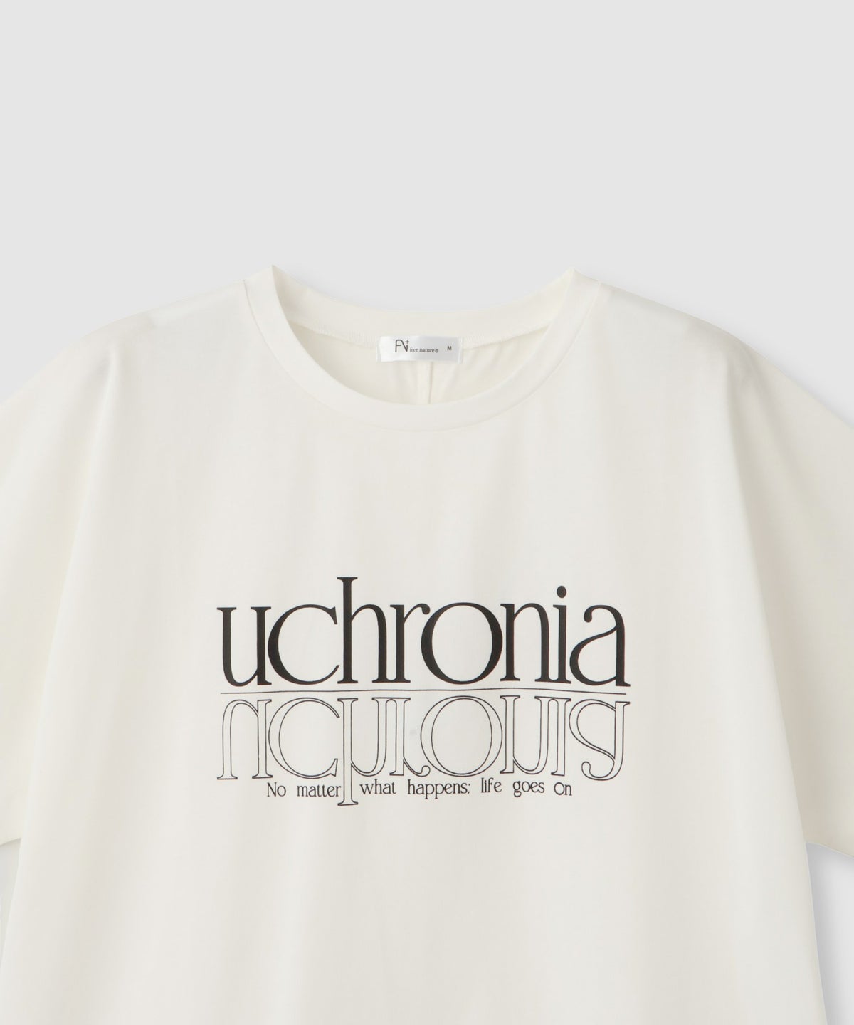 Free Nature ロゴプリントクルーネックTシャツ レディース メール便 対応商品