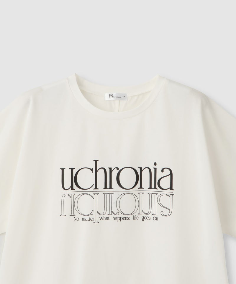 Free Nature  ロゴプリントクルーネックTシャツ レディース メール便 対応商品商品画像-6