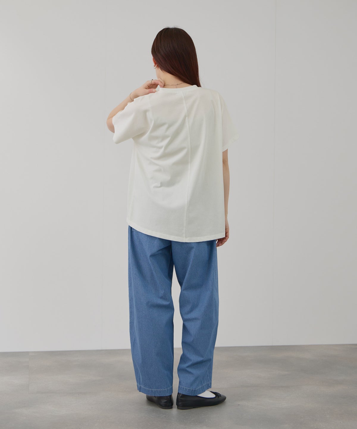 Free Nature ロゴプリントクルーネックTシャツ レディース メール便 対応商品