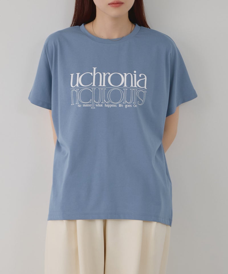 Free Nature ロゴプリントクルーネックTシャツ レディース メール便 対応商品商品画像-13