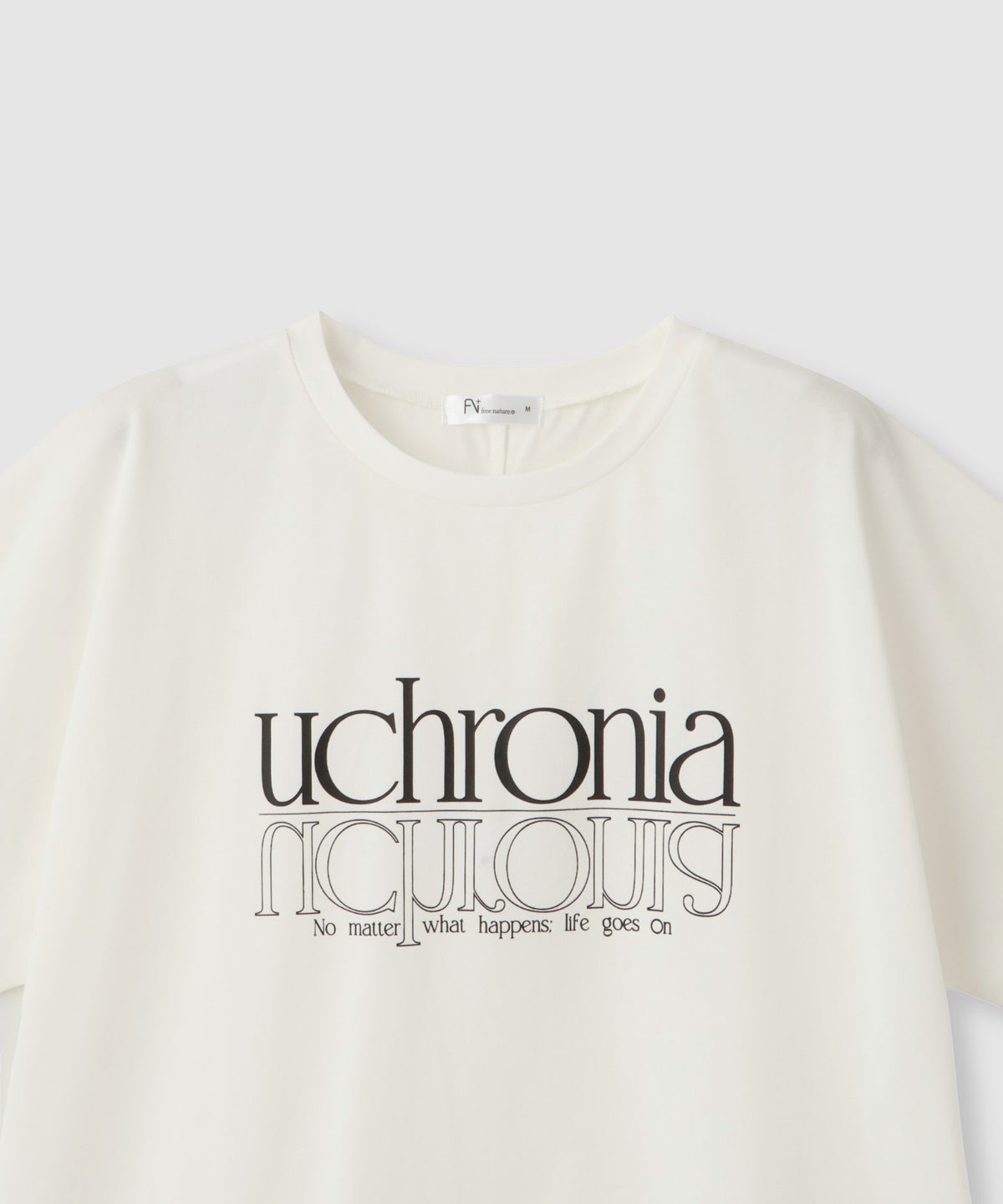 Free Nature ロゴプリントクルーネックTシャツ レディース メール便 対応商品