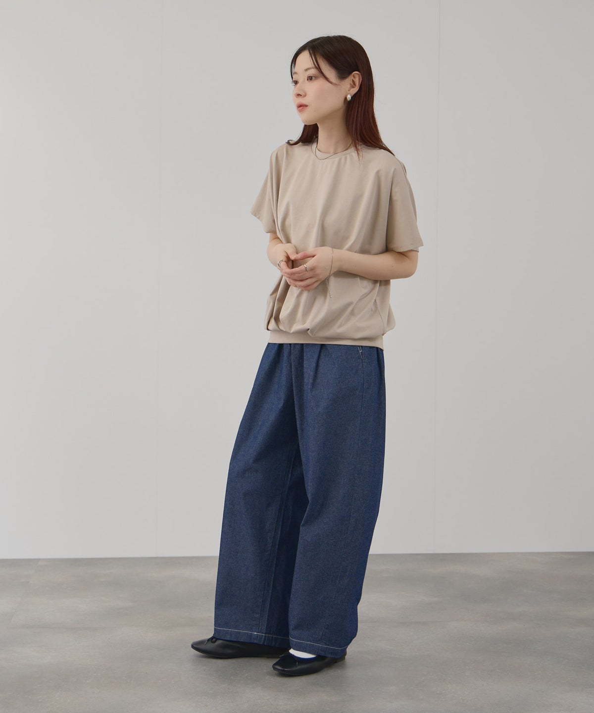 Free Nature クルーネックドルマンTシャツ レディース メール便 対応商品