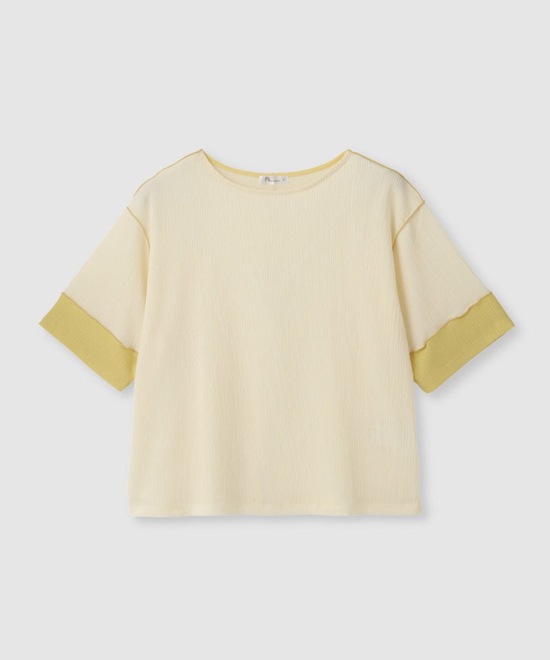 Free Nature  シャーリング配色切替プルオーバー レディース メール便 対応商品商品画像-19