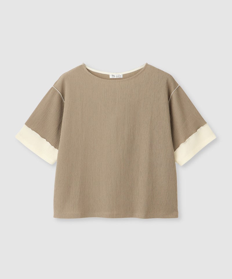 Free Nature シャーリング配色切替プルオーバー レディース メール便 対応商品商品画像-21