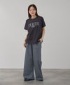 NAVY  毎日はきたくなるデニム「マイデニ」 シャンブレーダブルタックワイドパンツ レディース商品サムネイル-9