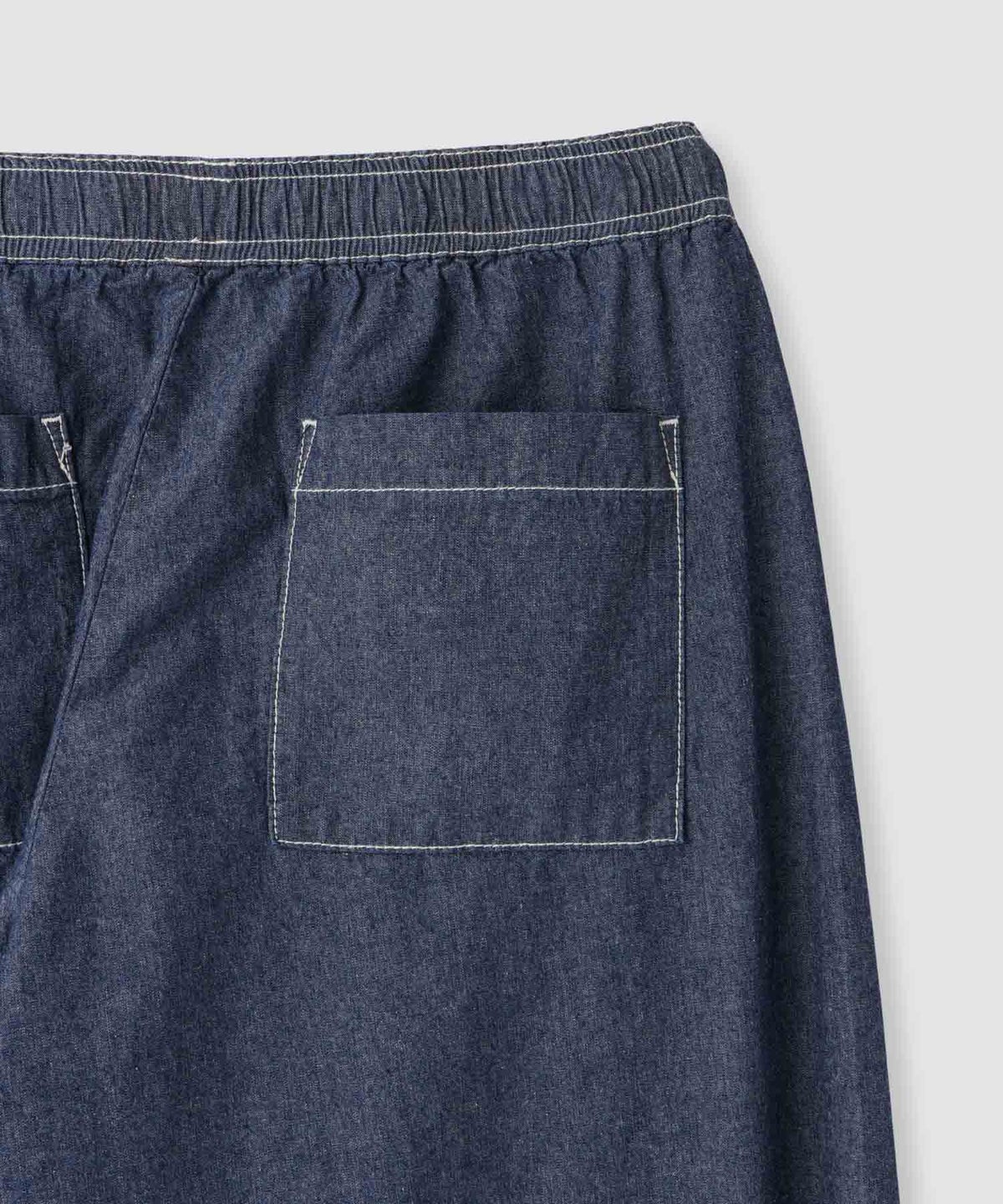 NAVY 毎日はきたくなるデニム「マイデニ」 シャンブレーカーブパンツ レディース