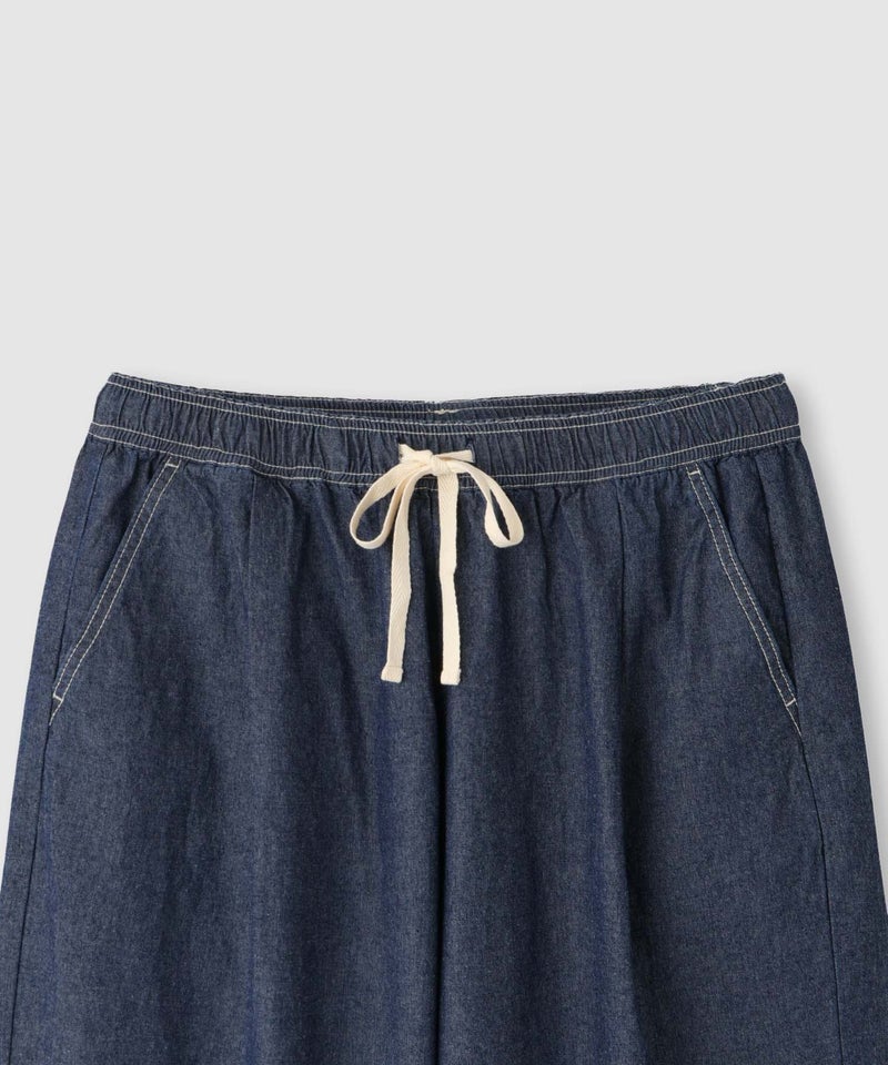 NAVY  毎日はきたくなるデニム「マイデニ」 シャンブレーカーブパンツ レディース商品画像-16