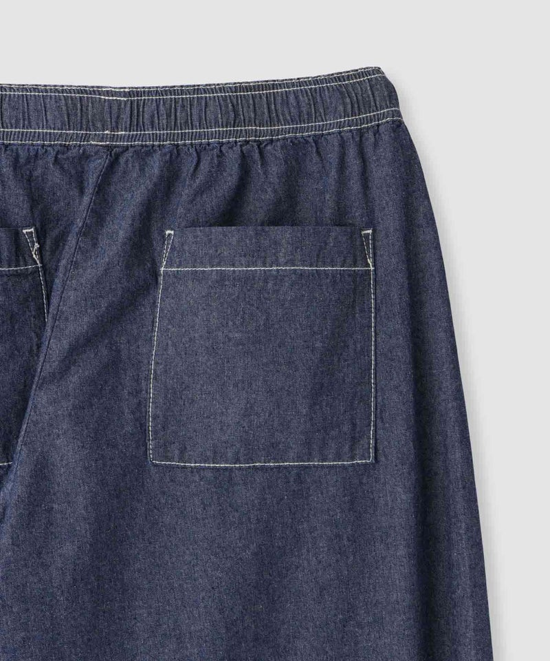 NAVY  毎日はきたくなるデニム「マイデニ」 シャンブレーカーブパンツ レディース商品画像-19