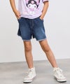 NAVY ストレッチデニム フリンジショートパンツ キッズ商品サムネイル-1