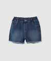 NAVY  ストレッチデニム フリンジショートパンツ キッズ商品サムネイル-1