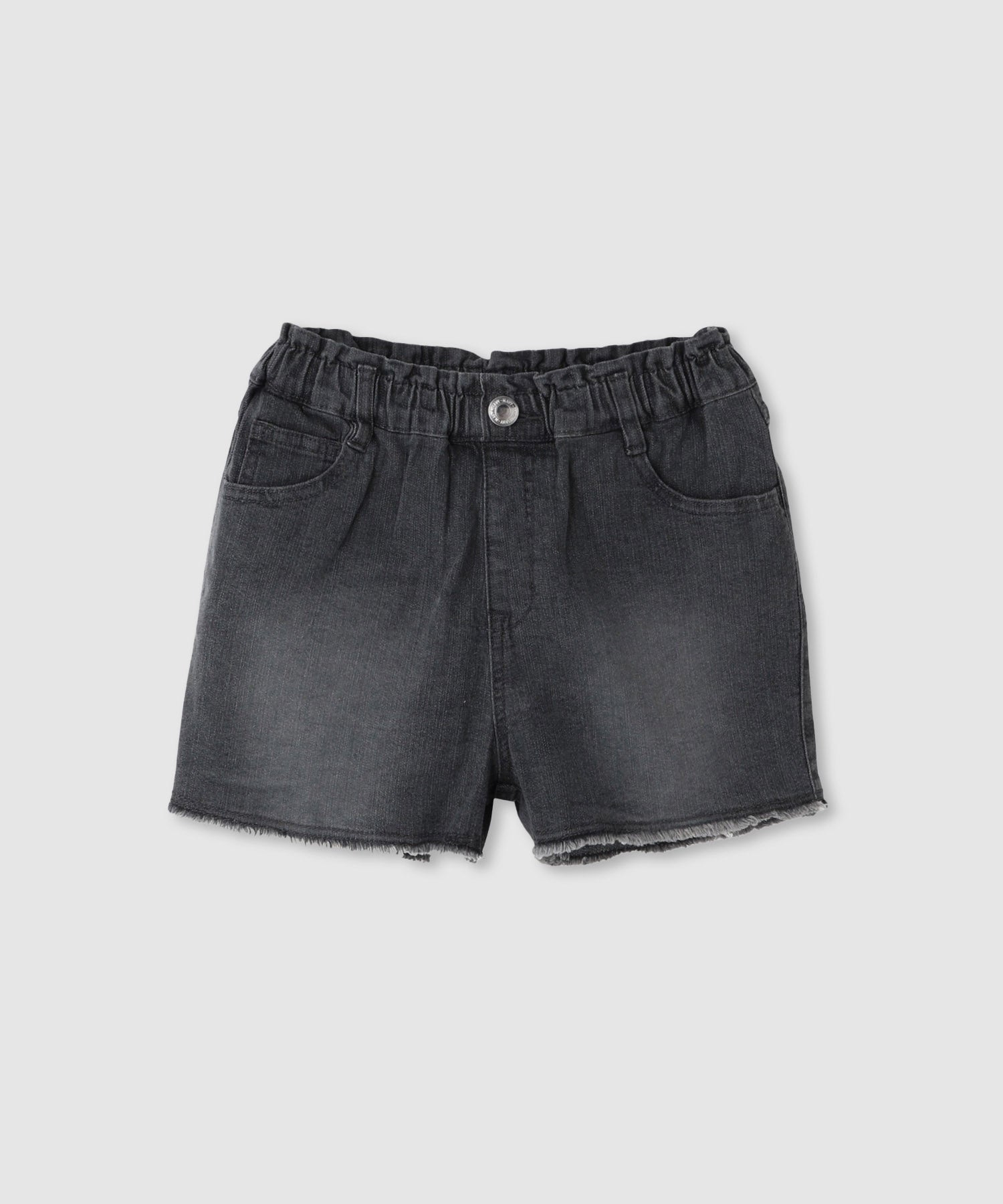 NAVY ストレッチデニム フリンジショートパンツ キッズ