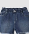 NAVY  ストレッチデニム フリンジショートパンツ キッズ商品サムネイル-7