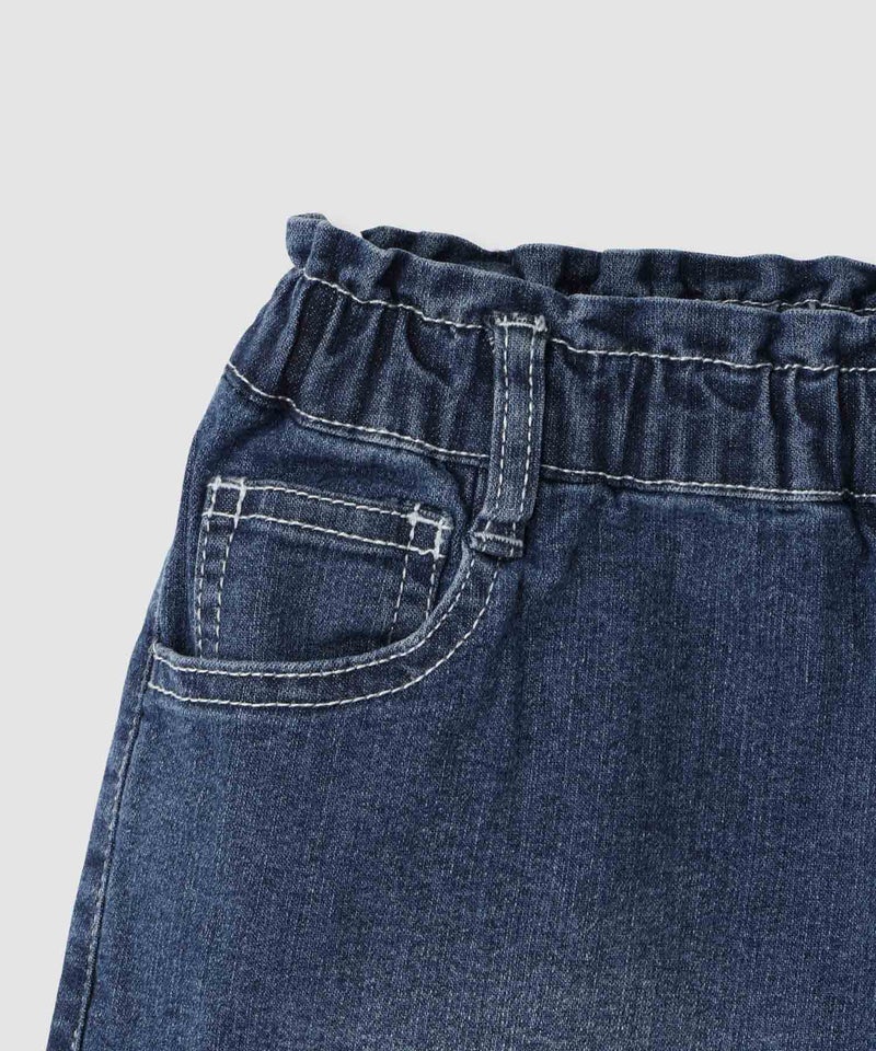 NAVY ストレッチデニム フリンジショートパンツ キッズ商品画像-8