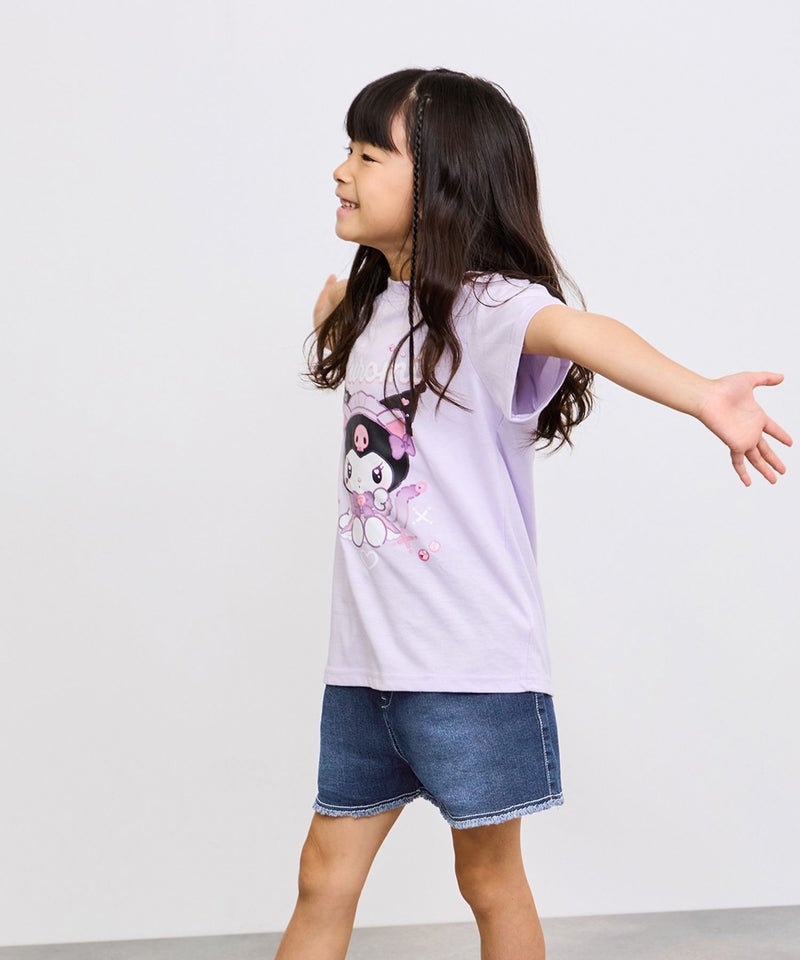 [期間限定価格]NAVY  ストレッチデニム フリンジショートパンツ キッズ商品画像-9