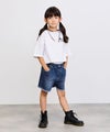 [期間限定価格]NAVY  ストレッチデニム フリンジショートパンツ キッズ商品サムネイル-11