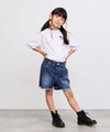 [期間限定価格]NAVY  ストレッチデニム フリンジショートパンツ キッズ商品サムネイル-12