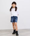 [期間限定価格]NAVY  ストレッチデニム フリンジショートパンツ キッズ商品サムネイル-13
