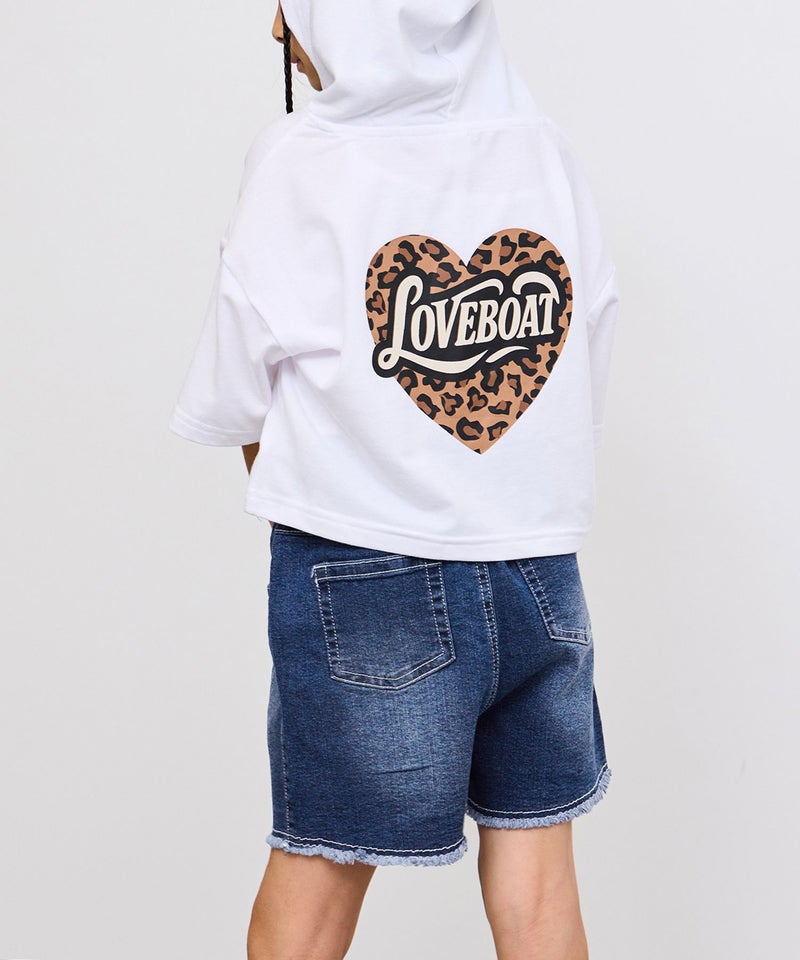 NAVY ストレッチデニム フリンジショートパンツ キッズ商品画像-13