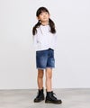[期間限定価格]NAVY  ストレッチデニム フリンジショートパンツ キッズ商品サムネイル-14