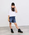 [期間限定価格]NAVY  ストレッチデニム フリンジショートパンツ キッズ商品サムネイル-16