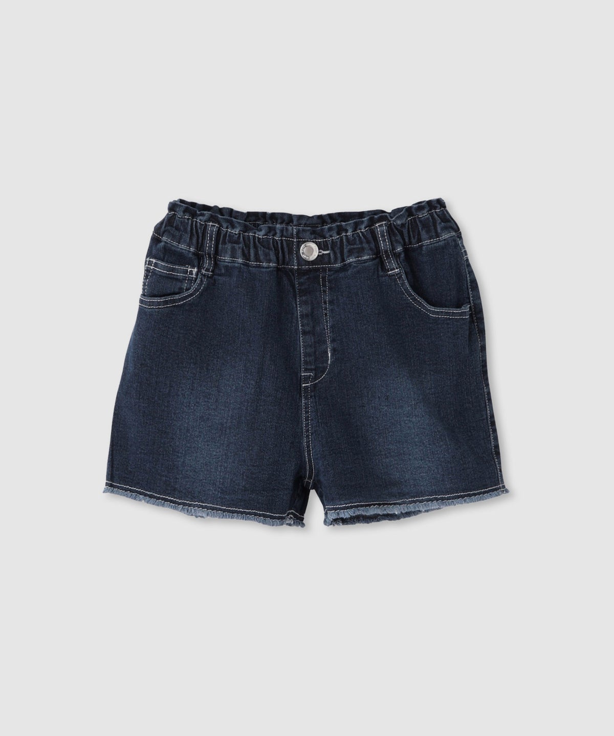 NAVY ストレッチデニム フリンジショートパンツ キッズ