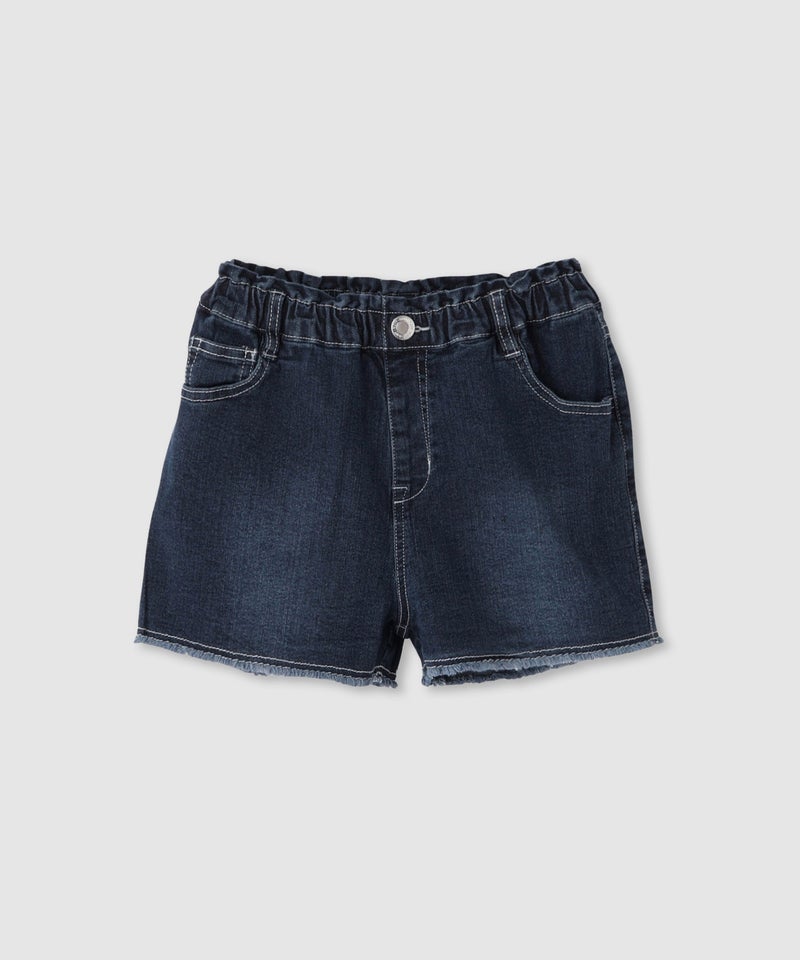 [期間限定価格]NAVY  ストレッチデニム フリンジショートパンツ キッズ商品画像-25