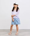 [期間限定価格]NAVY  ストレッチデニム ハイウエストショートパンツ キッズ商品サムネイル-3