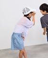 [期間限定価格]NAVY  ストレッチデニム ハイウエストショートパンツ キッズ商品サムネイル-14