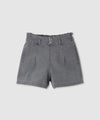 [期間限定価格]NAVY  ストレッチデニム ハイウエストショートパンツ キッズ商品サムネイル-16
