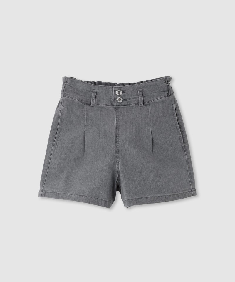 NAVY ストレッチデニム ハイウエストショートパンツ キッズ商品画像-16