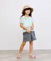 [期間限定価格]NAVY  ストレッチデニム ハイウエストショートパンツ キッズ商品サムネイル-17