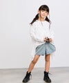 RICH MIX ケミカル加工 コットンデニムショートパンツ ハートチャーム付き キッズ商品サムネイル-5