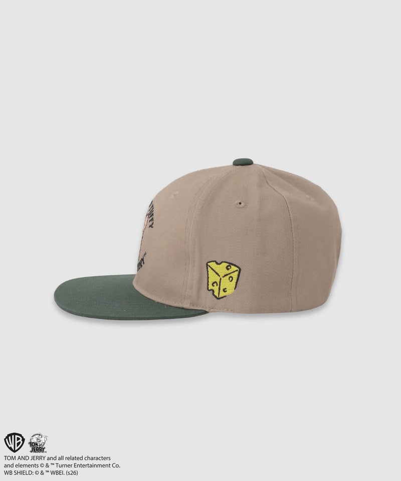Tom and Jerry ジェリー＆タフィー 刺繍配色ツイルベースボールキャップ キッズ商品画像-3