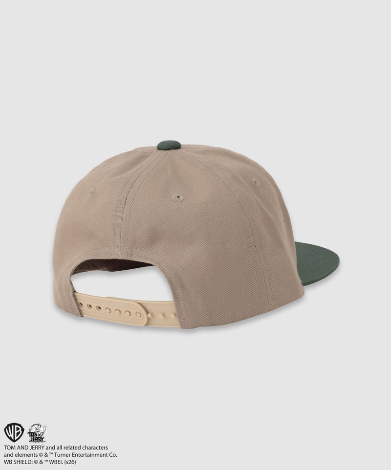 Tom and Jerry ジェリー＆タフィー 刺繍配色ツイルベースボールキャップ キッズ商品画像-4