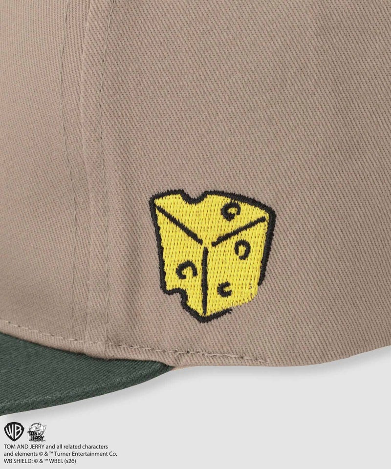 Tom and Jerry ジェリー＆タフィー 刺繍配色ツイルベースボールキャップ キッズ商品画像-7