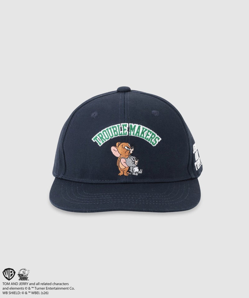 Tom and Jerry ジェリー＆タフィー 刺繍ツイルベースボールキャップ キッズ商品画像-2