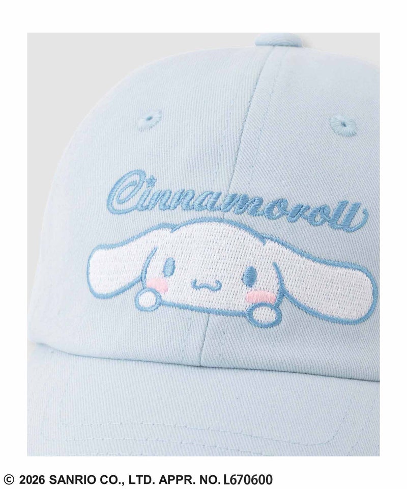 サンリオキャラクターズ シナモロール ツイルキャップ キッズ商品画像-7