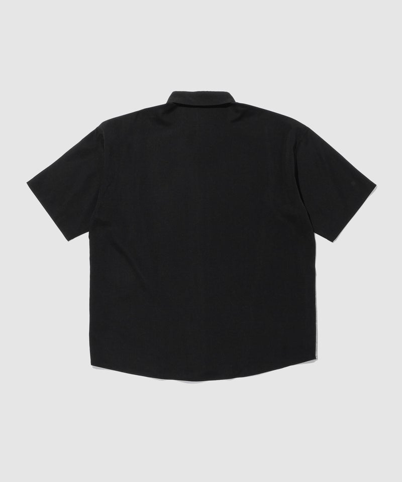 URBAN COLLECTION  ポリトロ パネル切替レギュラーカラー半袖シャツ メンズ商品画像-3