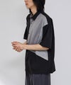 URBAN COLLECTION ポリトロ パネル切替レギュラーカラー半袖シャツ メンズ商品サムネイル-3