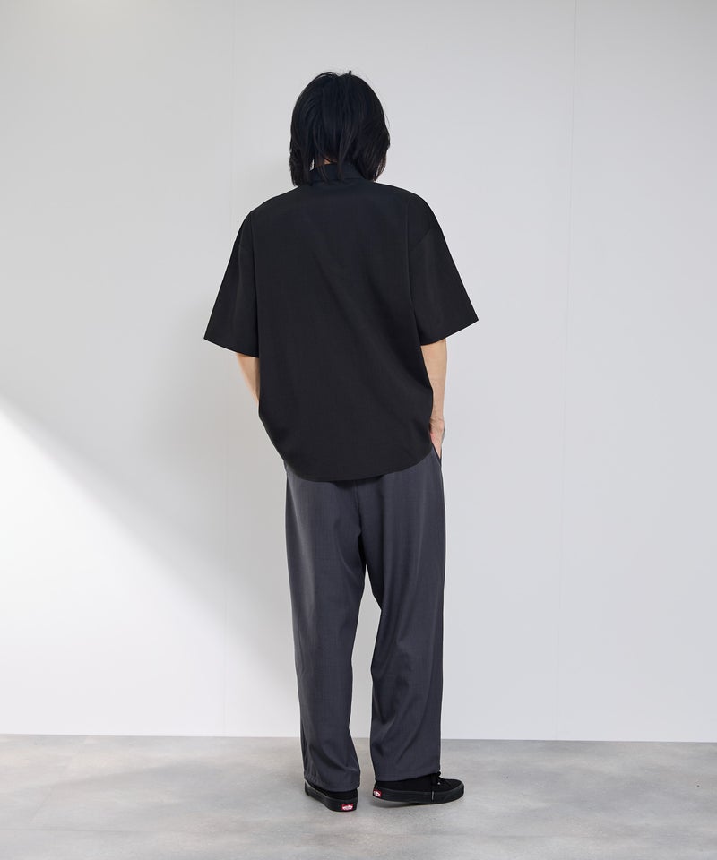 URBAN COLLECTION  ポリトロ パネル切替レギュラーカラー半袖シャツ メンズ商品画像-6