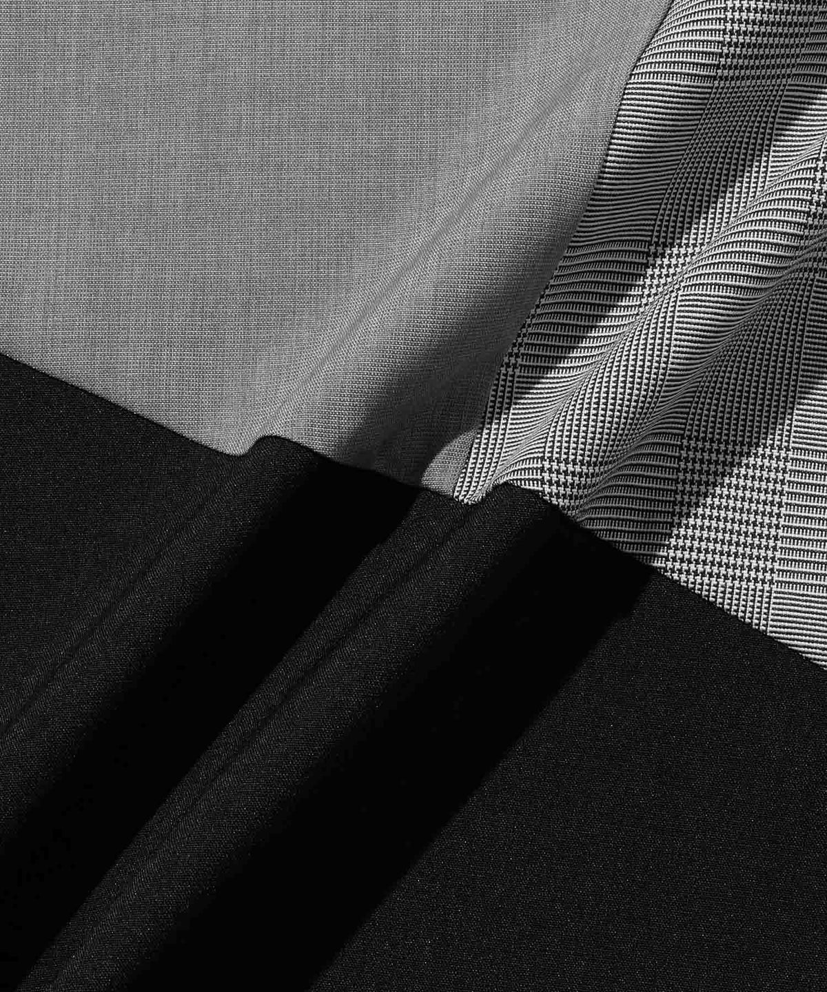 URBAN COLLECTION ポリトロ パネル切替レギュラーカラー半袖シャツ メンズ