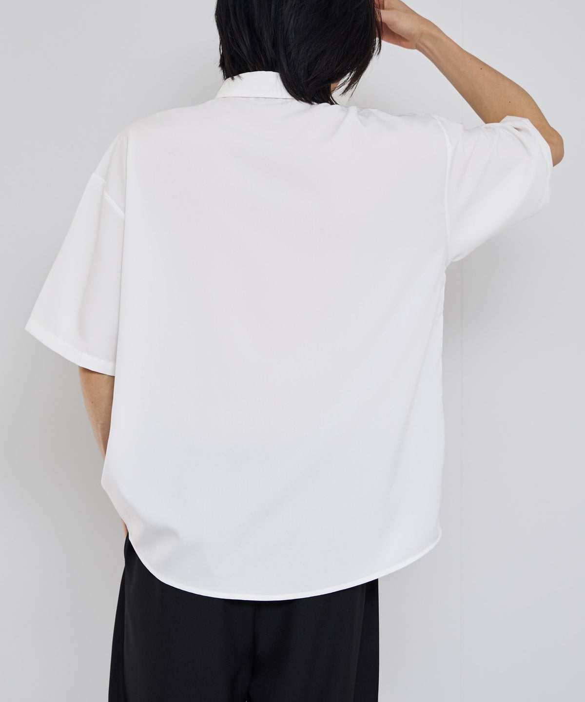 URBAN COLLECTION ポリトロ パネル切替レギュラーカラー半袖シャツ メンズ