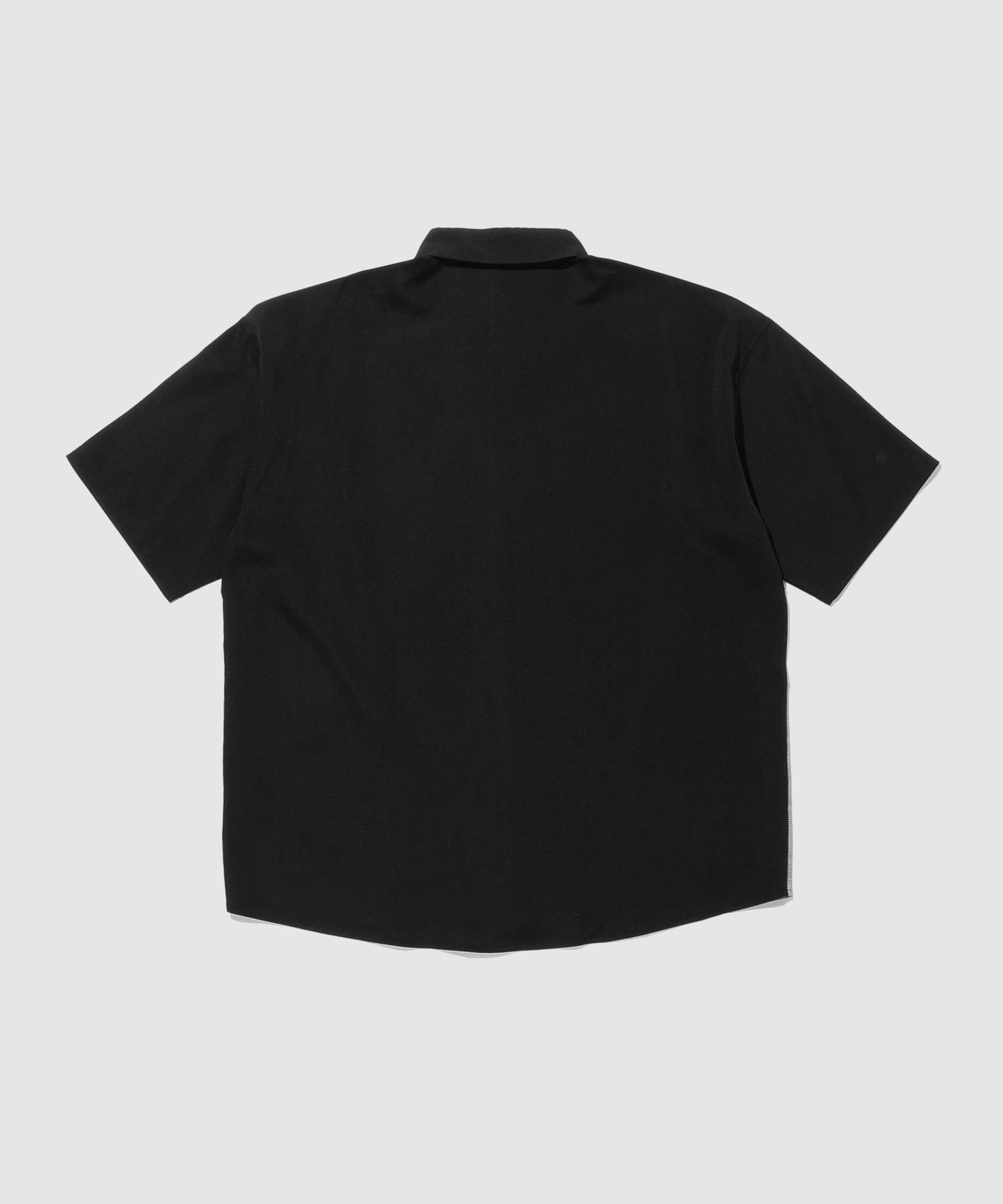 URBAN COLLECTION ポリトロ パネル切替レギュラーカラー半袖シャツ メンズ
