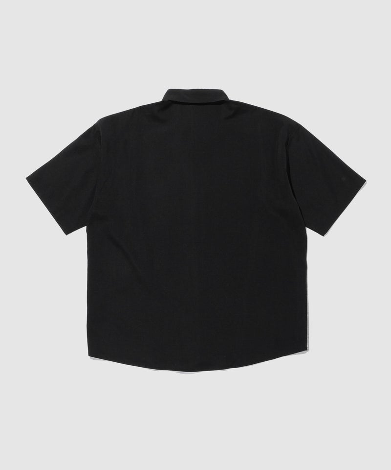 URBAN COLLECTION ポリトロ パネル切替レギュラーカラー半袖シャツ メンズ商品画像-13