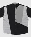 URBAN COLLECTION  ポリトロ パネル切替レギュラーカラー半袖シャツ メンズ商品サムネイル-17